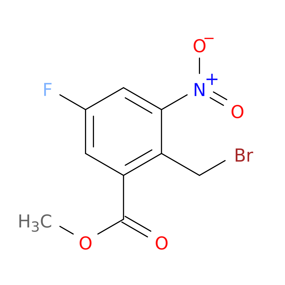 Methyl 2-(bromomethyl)-5-fluoro-3-nitrobenzoate