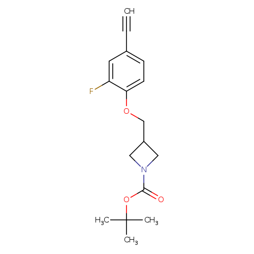 tert-Butyl 3-((4-ethynyl-2-fluorophenoxy)methyl)azetidine-1-carboxylate