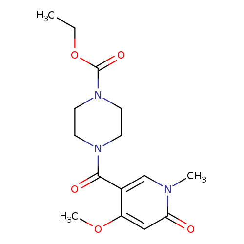 ethyl 4-(4-methoxy-1-methyl-6-oxo-1,6-dihydropyridine-3-carbonyl)piperazine-1-carboxylate
