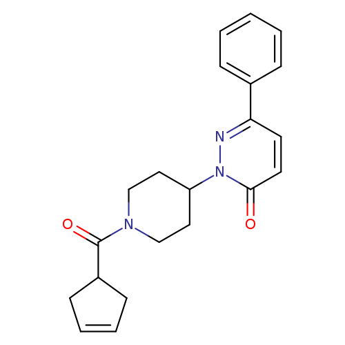 2-[1-(cyclopent-3-ene-1-carbonyl)piperidin-4-yl]-6-phenyl-2,3-dihydropyridazin-3-one