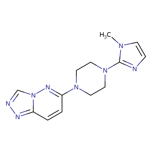 1-(1-methyl-1H-imidazol-2-yl)-4-{[1,2,4]triazolo[4,3-b]pyridazin-6-yl}piperazine