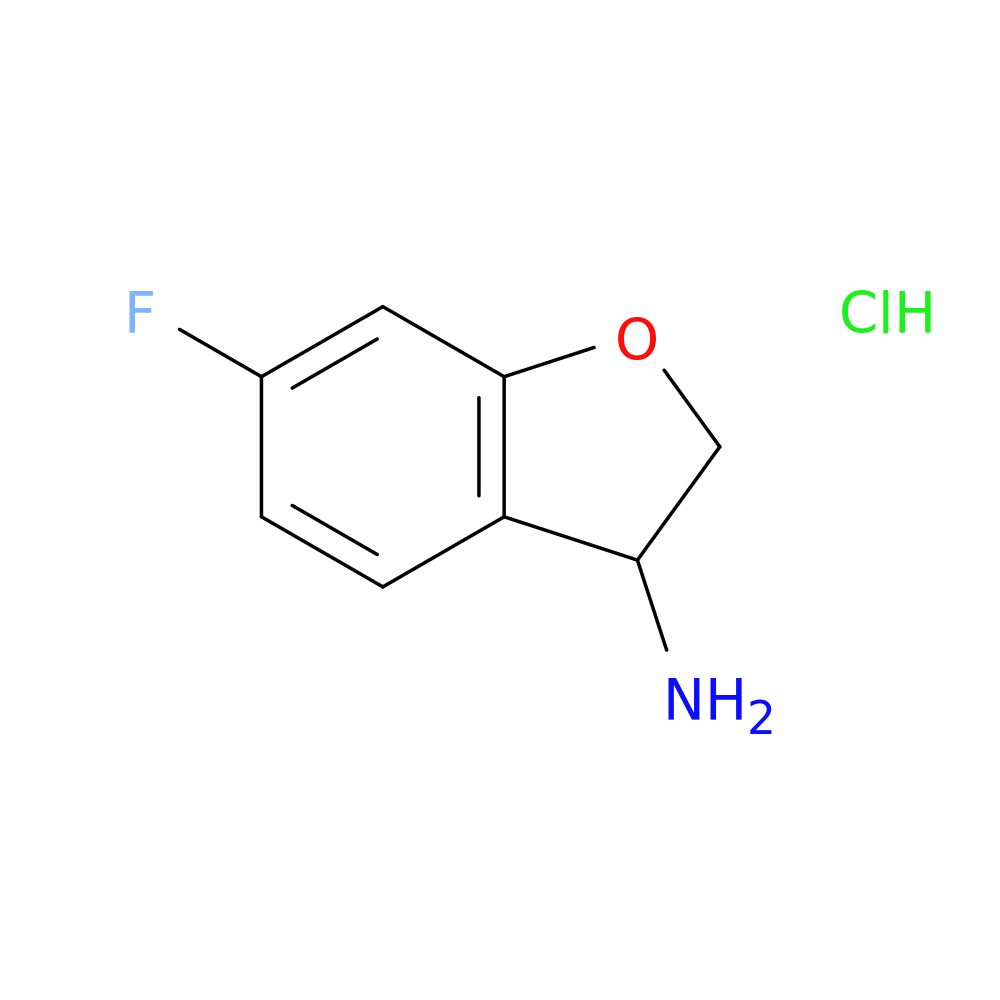 6-Fluoro-2,3-Dihydrobenzofuran-3-Amine Hydrochloride