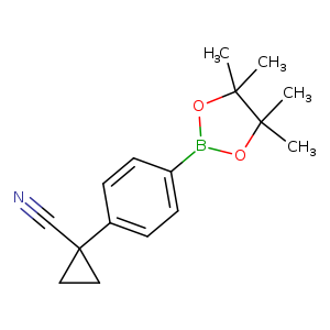 1-[4-(4,4,5,5-Tetramethyl-[1,3,2]dioxaborolan-2-yl)-phenyl]-cyclopropanecarbonitrile