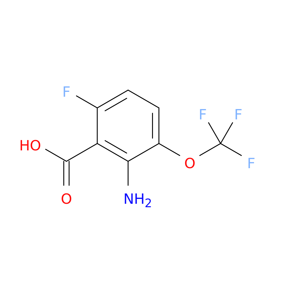 2-amino-6-fluoro-3-(trifluoromethoxy)benzoic acid