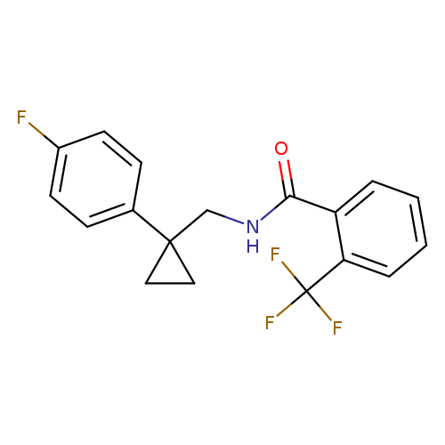 N-{[1-(4-fluorophenyl)cyclopropyl]methyl}-2-(trifluoromethyl)benzamide