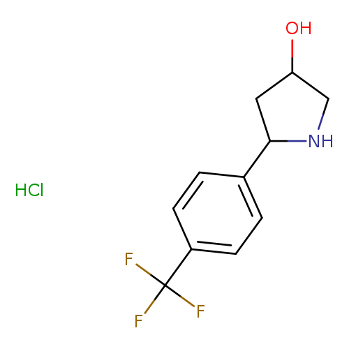 5-[4-(Trifluoromethyl)phenyl]pyrrolidin-3-ol hydrochloride