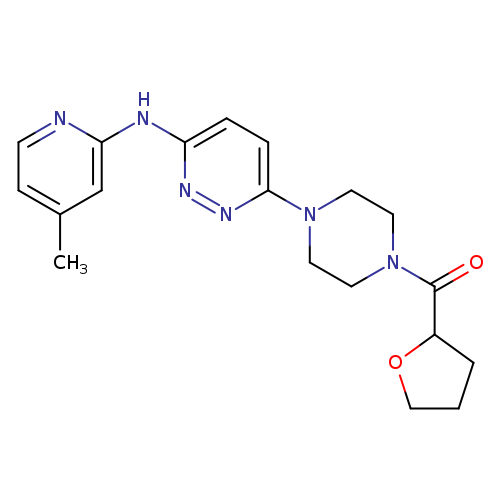 N-(4-methylpyridin-2-yl)-6-[4-(oxolane-2-carbonyl)piperazin-1-yl]pyridazin-3-amine