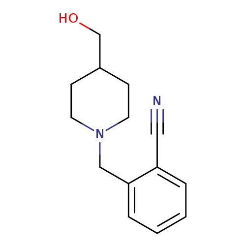 2-(4-HydroxyMethyl-piperidin-1-ylMethyl)-benzonitrile