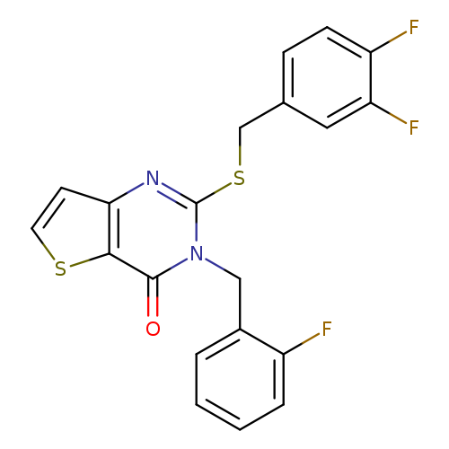 2-{[(3,4-difluorophenyl)methyl]sulfanyl}-3-[(2-fluorophenyl)methyl]-3H,4H-thieno[3,2-d]pyrimidin-4-one