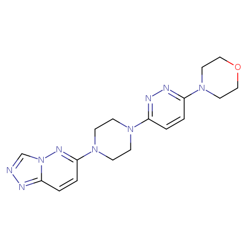 4-[6-(4-{[1,2,4]triazolo[4,3-b]pyridazin-6-yl}piperazin-1-yl)pyridazin-3-yl]morpholine