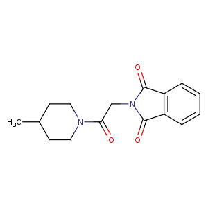 2-[2-(4-methylpiperidino)-2-oxoethyl]-1H-isoindole-1,3(2H)-dione