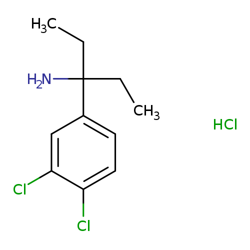 3-(3,4-Dichlorophenyl)pentan-3-amine hydrochloride