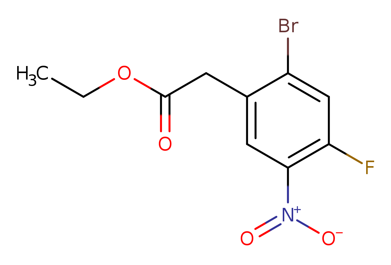 Ethyl 2-(2-bromo-4-fluoro-5-nitrophenyl)acetate