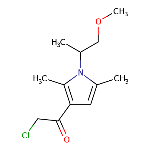2-Chloro-1-(1-(1-methoxypropan-2-yl)-2,5-dimethyl-1H-pyrrol-3-yl)ethanone