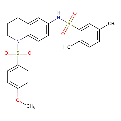 N-[1-(4-methoxybenzenesulfonyl)-1,2,3,4-tetrahydroquinolin-6-yl]-2,5-dimethylbenzene-1-sulfonamide