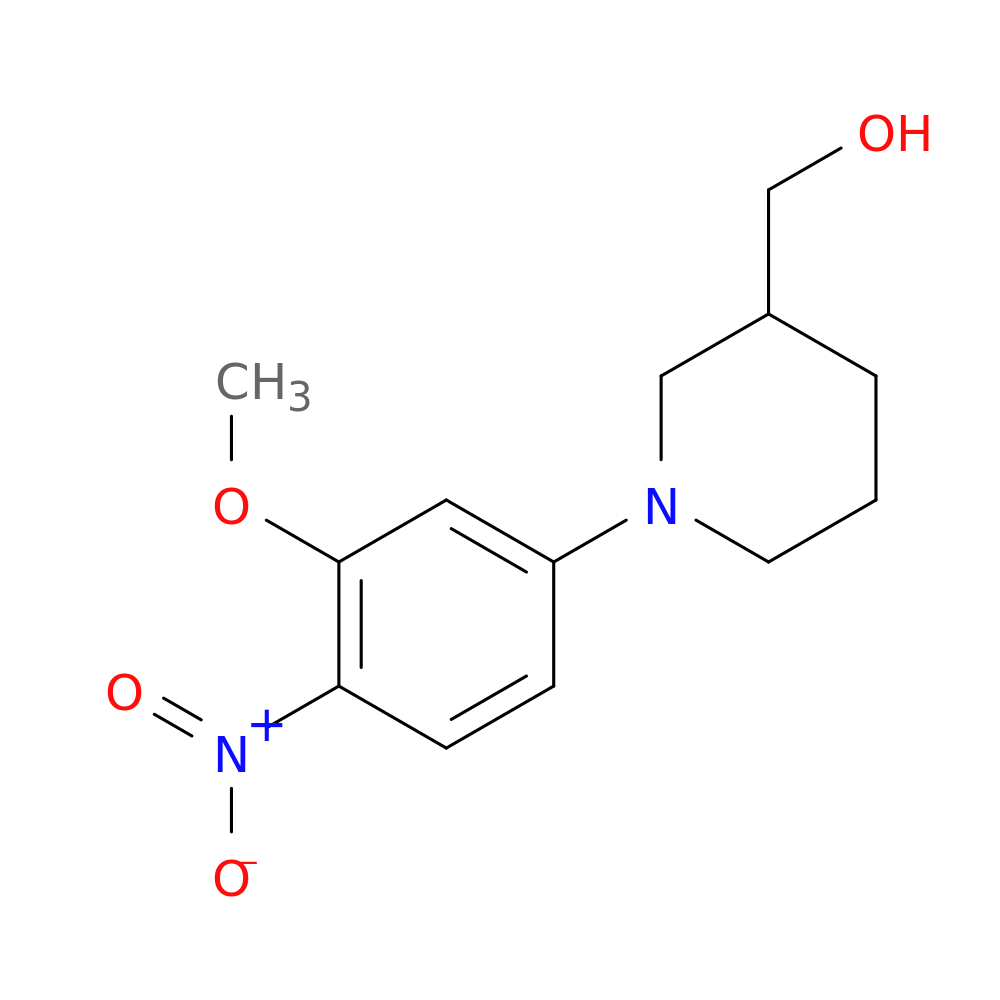 (1-(3-Methoxy-4-nitrophenyl)piperidin-3-yl)methanol