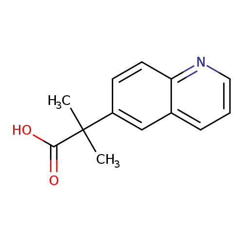 2-Methyl-2-(quinolin-6-yl)propanoic acid