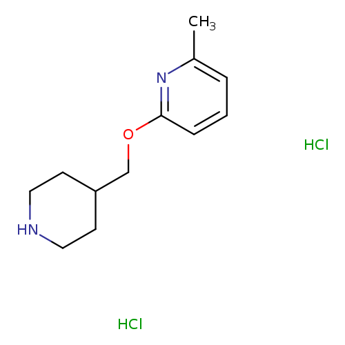 2-methyl-6-[(piperidin-4-yl)methoxy]pyridine dihydrochloride