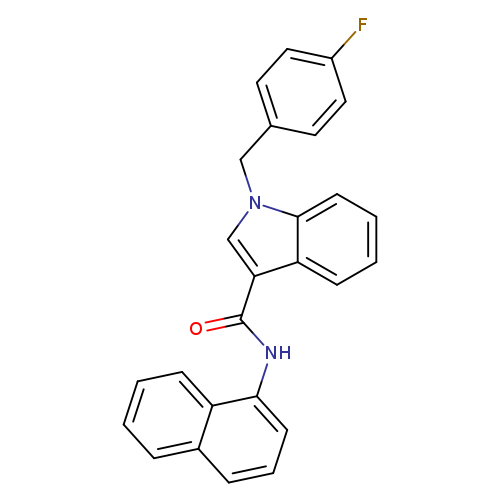 1-(4-fluorobenzyl)-N-(naphthalen-1-yl)-1H-indole-3-carboxamide