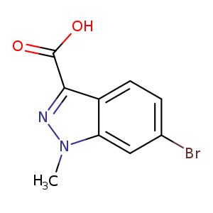 1H-Indazole-3-carboxylic acid, 6-bromo-1-methyl-