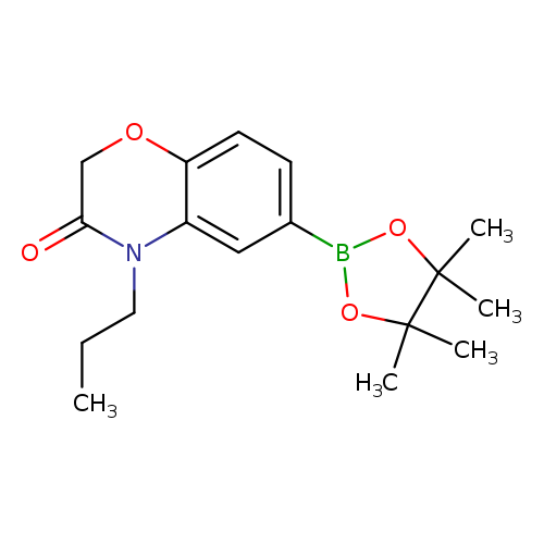 4-Propyl-6-(tetramethyl-1,3,2-dioxaborolan-2-yl)-3,4-dihydro-2h-1,4-benzoxazin-3-one