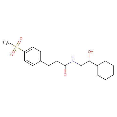 N-(2-cyclohexyl-2-hydroxyethyl)-3-(4-methanesulfonylphenyl)propanamide