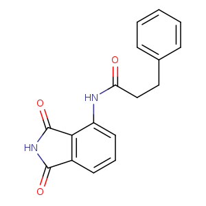 N-(1,3-dioxo-2,3-dihydro-1H-isoindol-4-yl)-3-phenylpropanamide