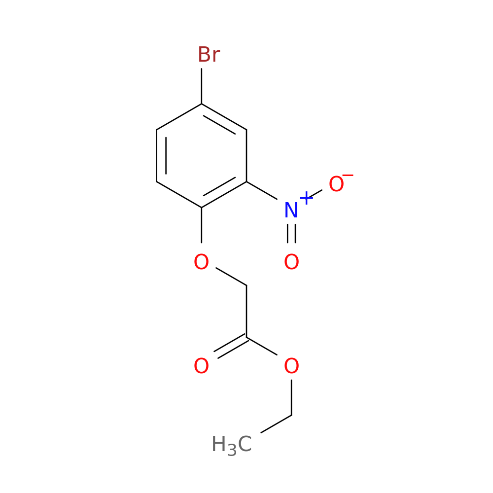 Acetic acid, (4-bromo-2-nitrophenoxy)-, ethyl ester