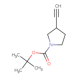 1-Pyrrolidinecarboxylic acid, 3-ethynyl-, 1,1-dimethylethyl ester