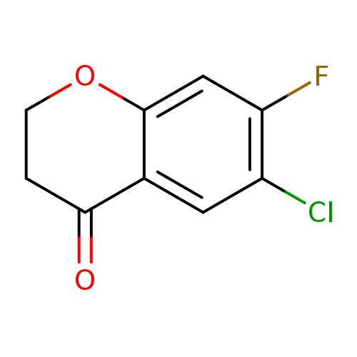 6-chloro-7-fluoro-3,4-dihydro-2H-1-benzopyran-4-one