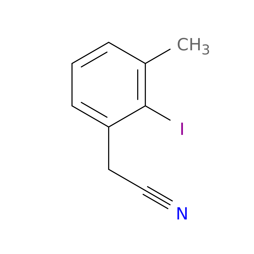 2-(2-iodo-3-methylphenyl)acetonitrile