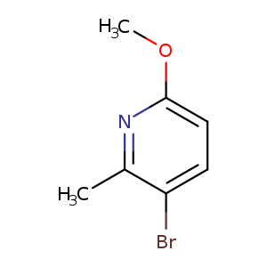 Pyridine, 3-bromo-6-methoxy-2-methyl-
