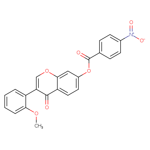 3-(2-methoxyphenyl)-4-oxo-4H-chromen-7-yl 4-nitrobenzoate