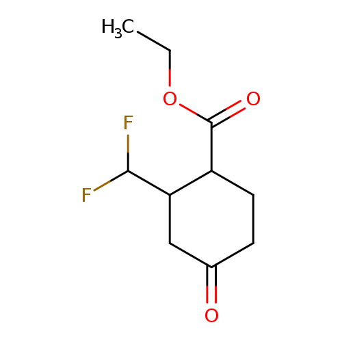 ethyl2-(difluoromethyl)-4-oxocyclohexane-1-carboxylate