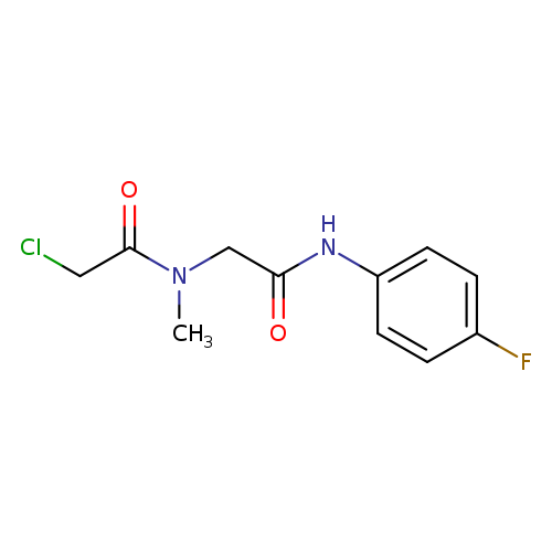 2-chloro-N-{[(4-fluorophenyl)carbamoyl]methyl}-N-methylacetamide