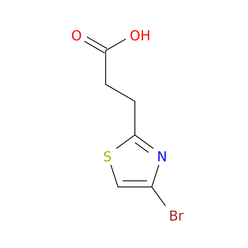 3-(4-bromo-1,3-thiazol-2-yl)propanoic acid
