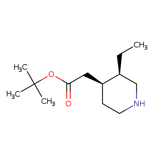 tert-butyl2-[(3R,4S)-3-ethylpiperidin-4-yl]acetate