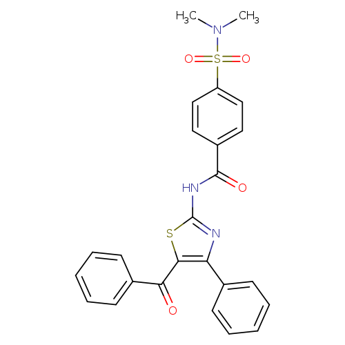N-(5-benzoyl-4-phenyl-1,3-thiazol-2-yl)-4-(dimethylsulfamoyl)benzamide