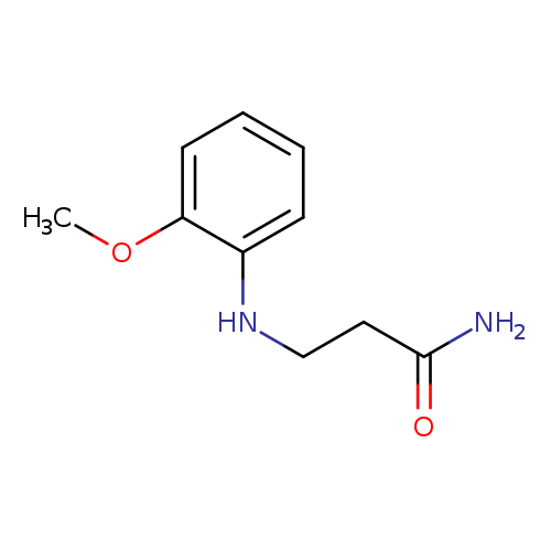 3-[(2-methoxyphenyl)amino]propanamide