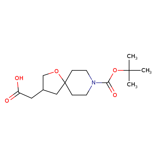1-Oxa-8-azaspiro[4.5]decane-3-acetic acid, 8-[(1,1-diMethylethoxy)carbonyl]-