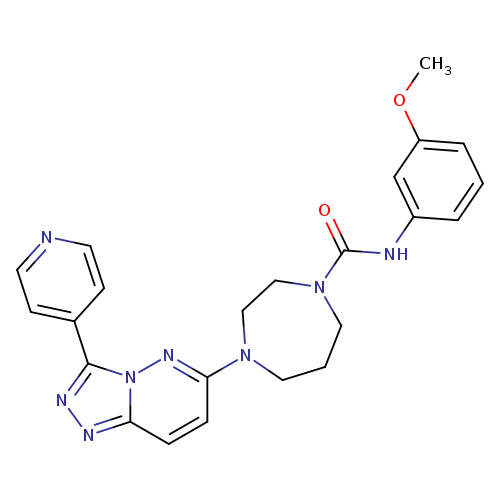 N-(3-methoxyphenyl)-4-[3-(pyridin-4-yl)-[1,2,4]triazolo[4,3-b]pyridazin-6-yl]-1,4-diazepane-1-carboxamide