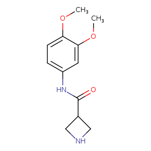 N-(3,4-dimethoxyphenyl)azetidine-3-carboxamide