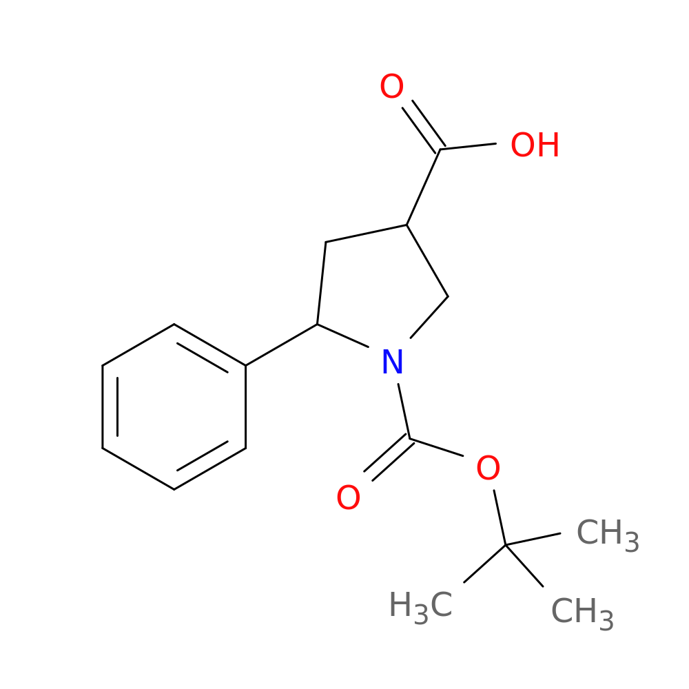 5-Phenyl-pyrrolidine-1,3-dicarboxylic acid 1-tert-butyl ester