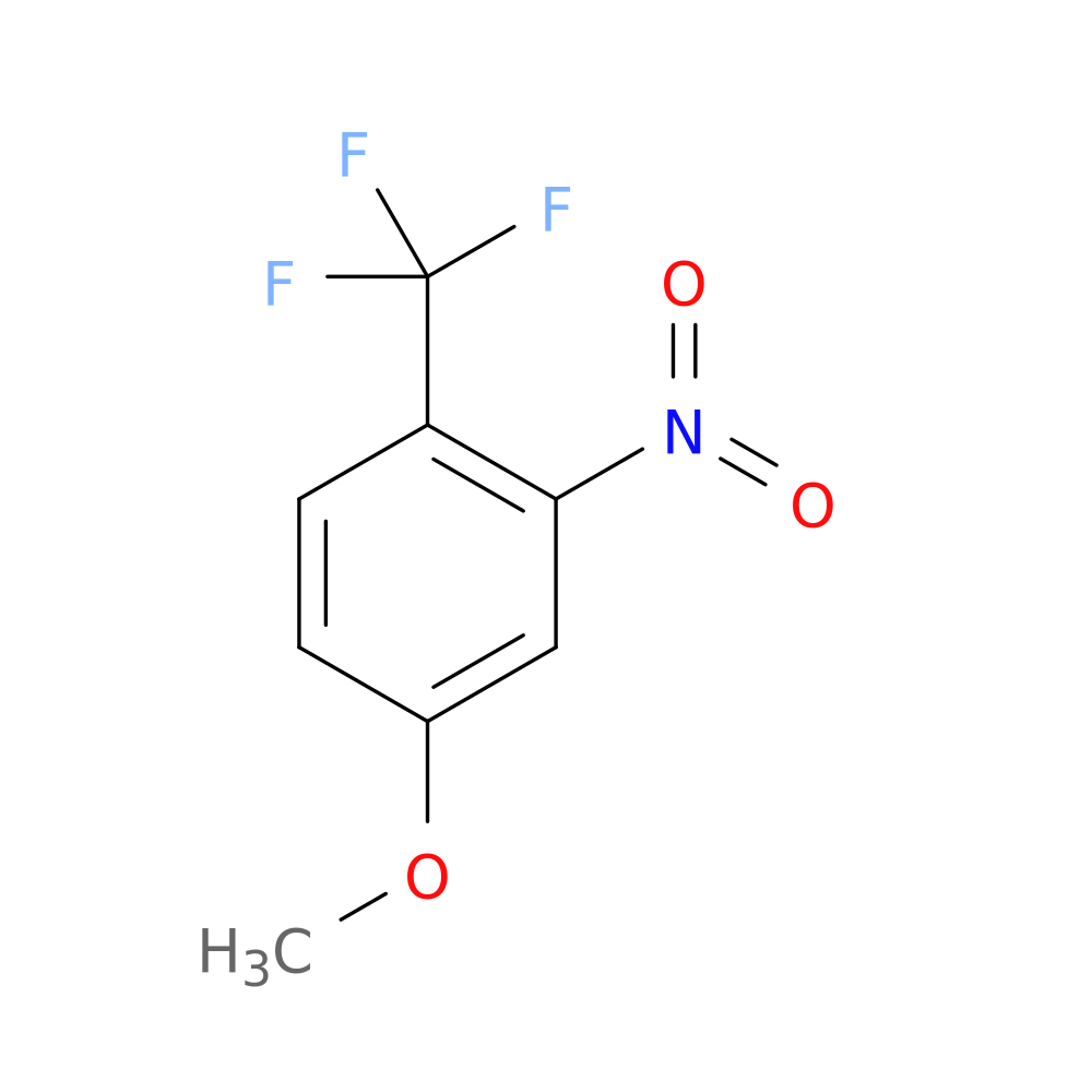 Benzene, 4-methoxy-2-nitro-1-(trifluoromethyl)-