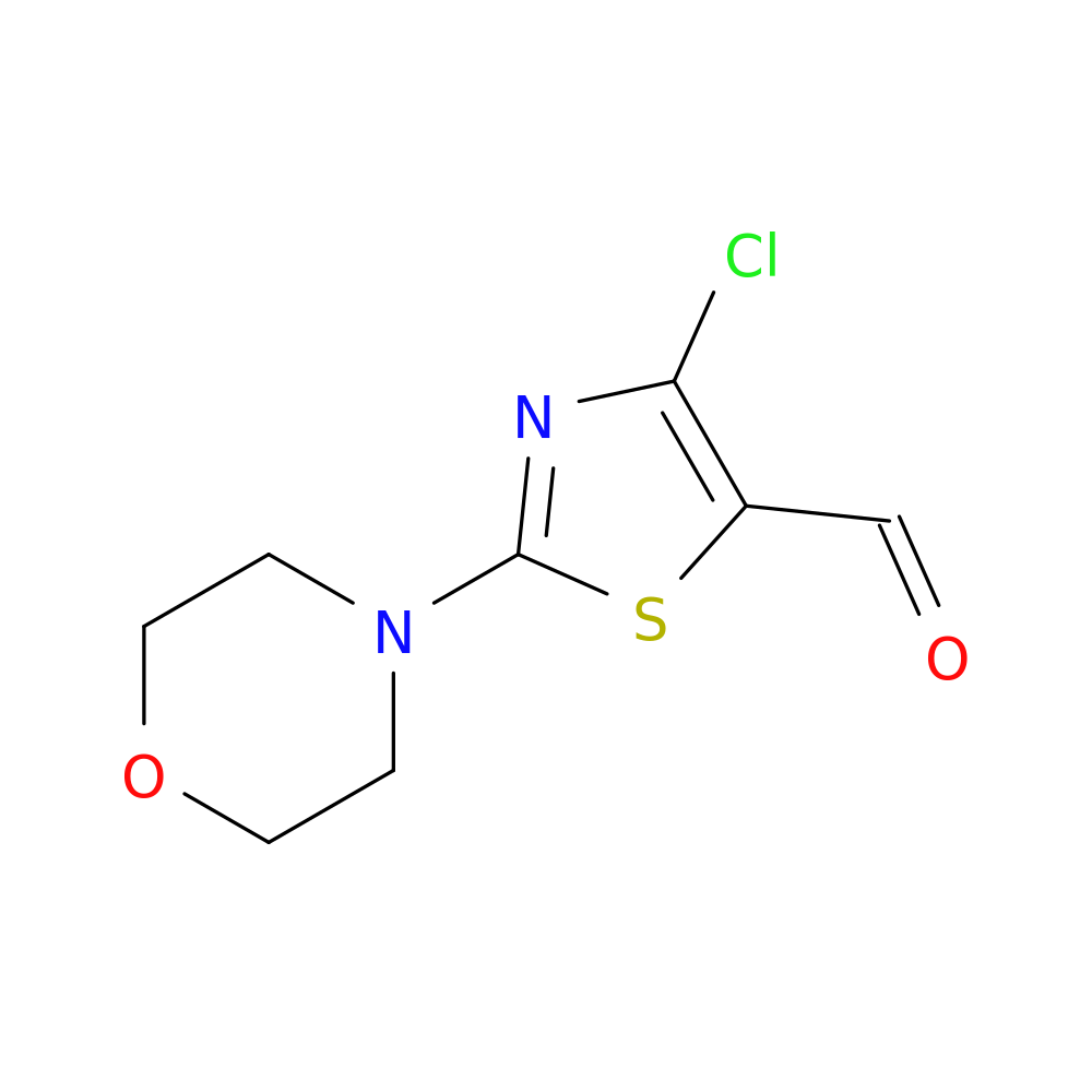 4-chloro-2-(morpholin-4-yl)-1,3-thiazole-5-carbaldehyde