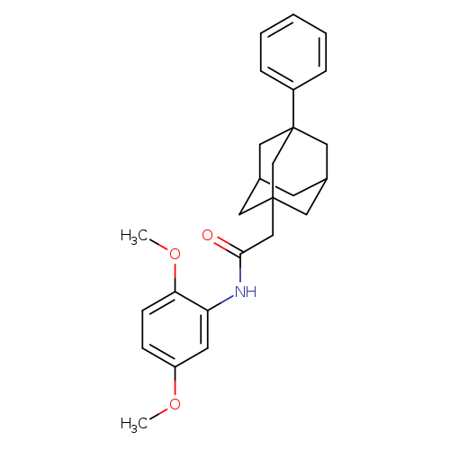 N-(2,5-dimethoxyphenyl)-2-(3-phenyladamantan-1-yl)acetamide