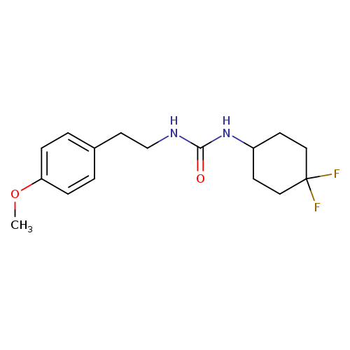 3-(4,4-difluorocyclohexyl)-1-[2-(4-methoxyphenyl)ethyl]urea