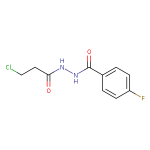 N'-(3-chloropropanoyl)-4-fluorobenzohydrazide