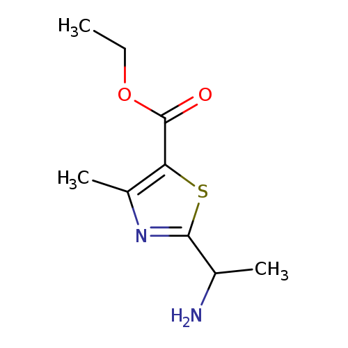 ethyl 2-(1-aminoethyl)-4-methyl-1,3-thiazole-5-carboxylate