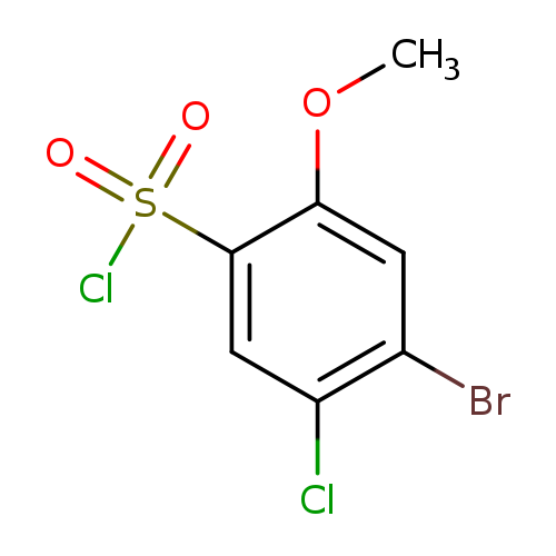 4-Bromo-5-chloro-2-methoxybenzene-1-sulfonyl chloride
